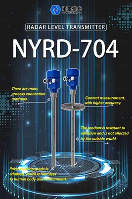 قیمت خوب NYRD-704 رادار موج سطح متر فرستنده برای مایع ثابت دیلکتیک پایین 6M محدوده آنلاین