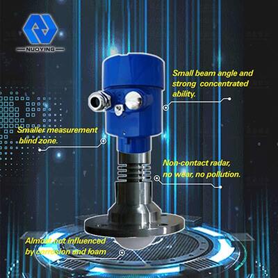 قیمت خوب فرستنده سطح رادار فرکانس بالا متر موج رادار سطح جامد سنسور 80G رادار سطح متر 0 ~ 30 متر آنلاین