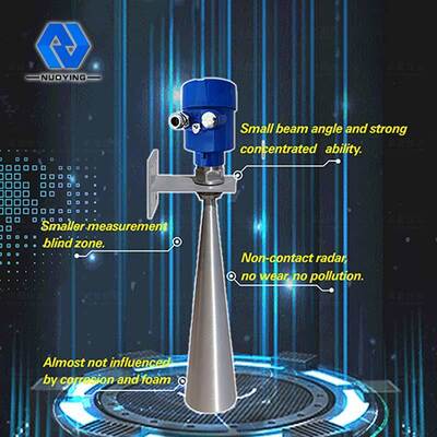 قیمت خوب اندازه گیری سطح رادار بدون تماس 26Ghz فرستنده سطح رادار 4-20 MA 26g حسگر سطح مایع رادار آنلاین