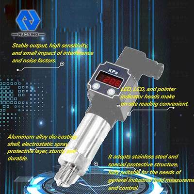 قیمت خوب سنسور فشار صفحه نمایش دیجیتال فرستنده متصل با نخ 24VDC NP-93420-IX آنلاین
