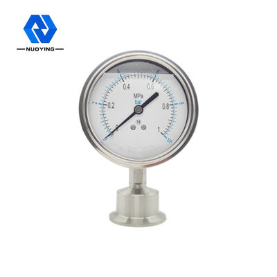 قیمت خوب گیج فشار بهداشتی بهداشتی با دیافراگم varivent آنلاین