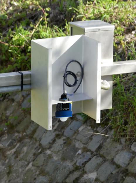 بلوتوث NYRD-901 صنعتی 80GHz رادار سطح فرستنده 4-20mA خروجی برای رشته آلومینیوم مایع نصب 2