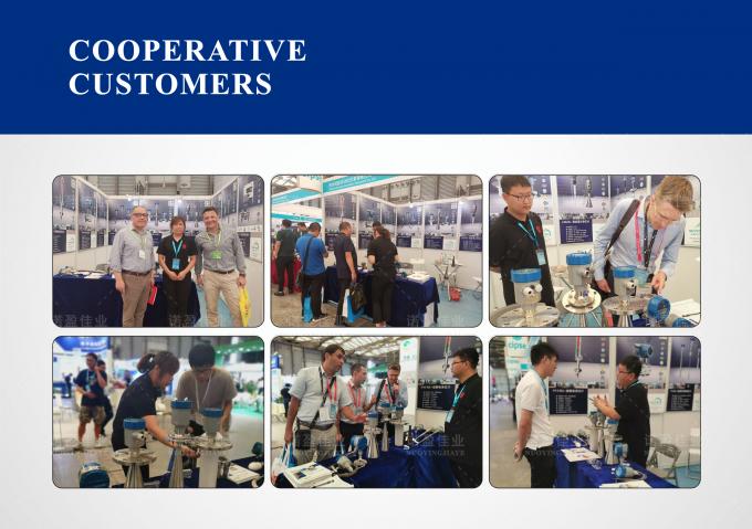 بلوتوث NYRD-901 صنعتی 80GHz رادار سطح فرستنده 4-20mA خروجی برای رشته آلومینیوم مایع نصب 4