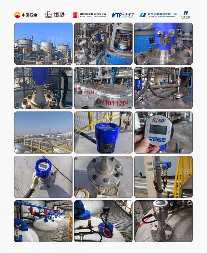 سطح رادار 26GHz برای مخزن مایعات نوع بهداشتی و ظروف بسیار خوردگی 4