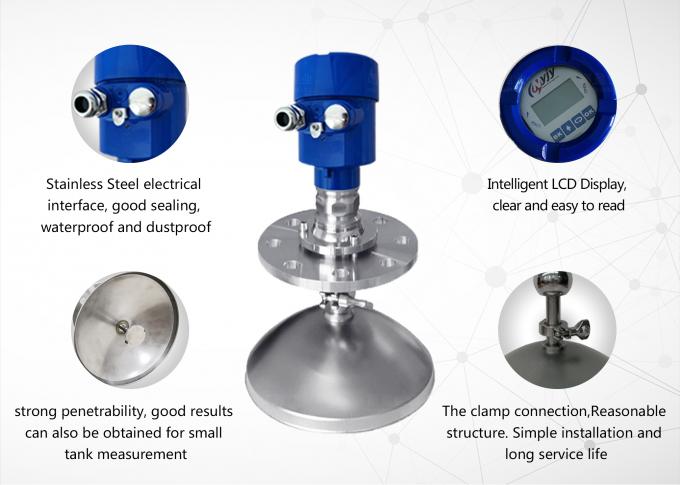 26GHz رادار سطح متر آنتن پارابولیک نوع رادار سطح سنج 4