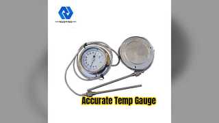 دماسنج دو فلزی 60 میلی متری 1.5 دقت SS304 0-150C